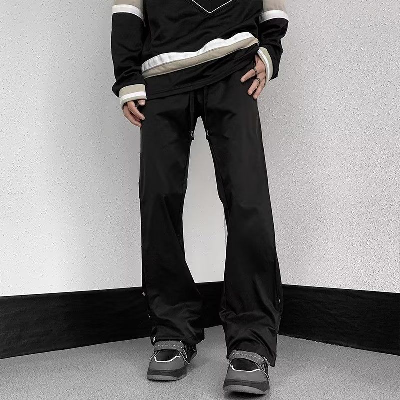 Techwear Pants Tactical - กางเกงคาร์โก้สไตล์อเมริกันสำหรับผู้ชาย ทรงหลวมขาตรง กางเกงยุทธวิธีลำลอง กางเกงอเนกประสงค์สไตล์เทคแวร์ ฮิปฮอป เสื้อผ้าผู้ชาย