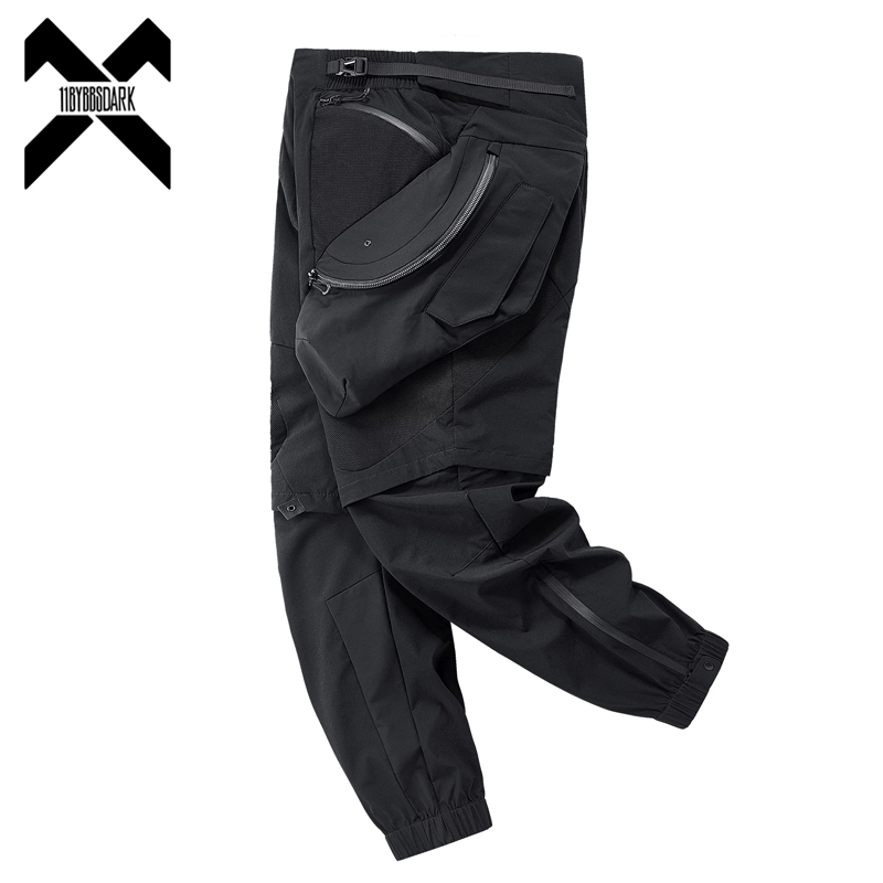 Techwear Pants Tactical - กางเกงคาร์โก้ทรงทหารแฟชั่นผู้ชาย รุ่นฤดูใบไม้ร่วง 2026 กระเป๋าหลายช่อง กางเกงฮิปฮอป สตรีทแวร์