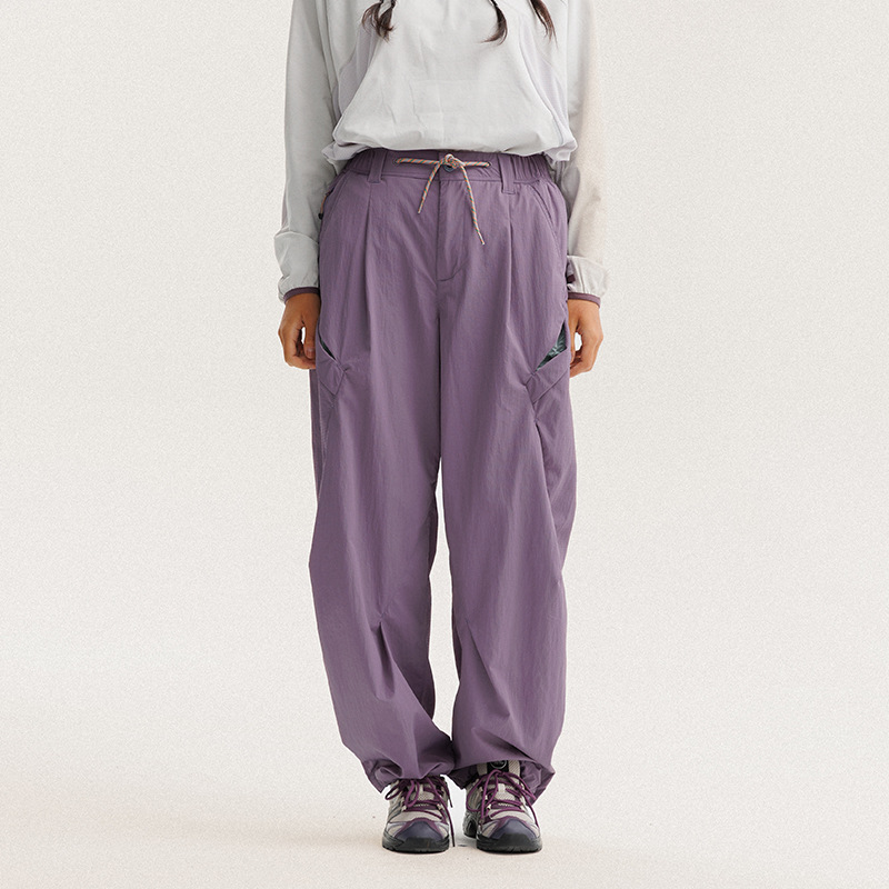 Cargo Pant Wide - กางเกงยูนิเซ็กซ์ผ้าฟลีซบุขน - ทรงขากว้าง - สไตล์ทหารพลร่มอเมริกัน น้ำหนักเบา