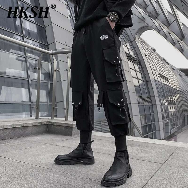 Techwear Pants Tactical - HKSH ฤดูใบไม้ผลิใหม่ Safari สไตล์กางเกง High Street