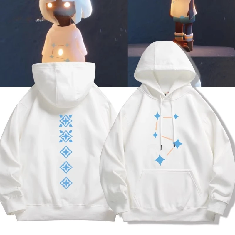Graphic Hoodie Streetwear - แฟนเกมของขวัญHoodie Sky Children Of The Lightพิมพ์StarกราฟิกแขนยาวStreetwear