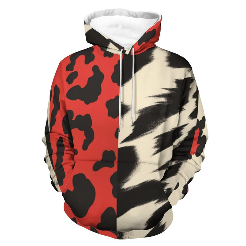 เสื้อฮู้ดลายเสือดาวม้าลายพิมพ์ - Graphic Hoodie Streetwear บทวิจารณ์และราคา
