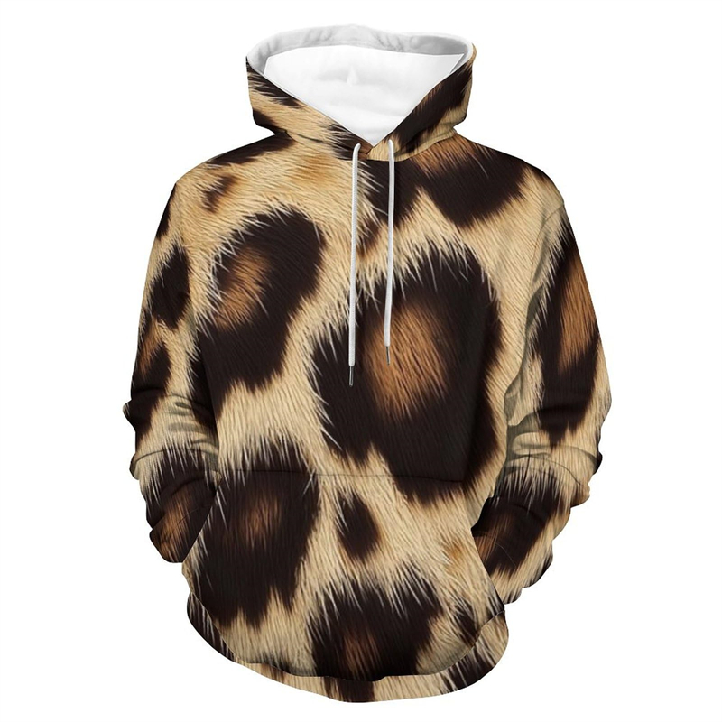 เสื้อฮู้ดลายเสือดาวม้าลายพิมพ์ - Graphic Hoodie Streetwear บทวิจารณ์และราคา