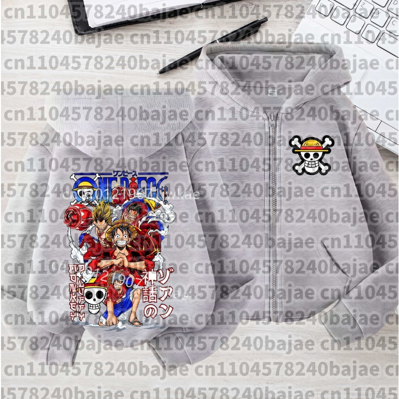 เสื้อฮู้ดลูฟี่แบบซิป Unisex แจ - Graphic Hoodie Streetwear บทวิจารณ์และราคา