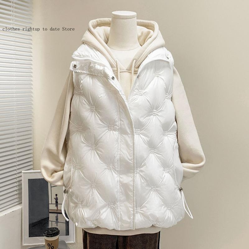 เสื้อกั๊กพาร์กาสำหรับฤดูใบไม้ร - Puffer Vest Padded บทวิจารณ์และราคา