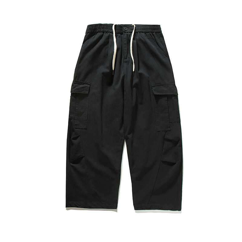 ผู้ชายStreetwearแฟชั่นVINTAGEห - Cargo Pant Wide บทวิจารณ์และราคา