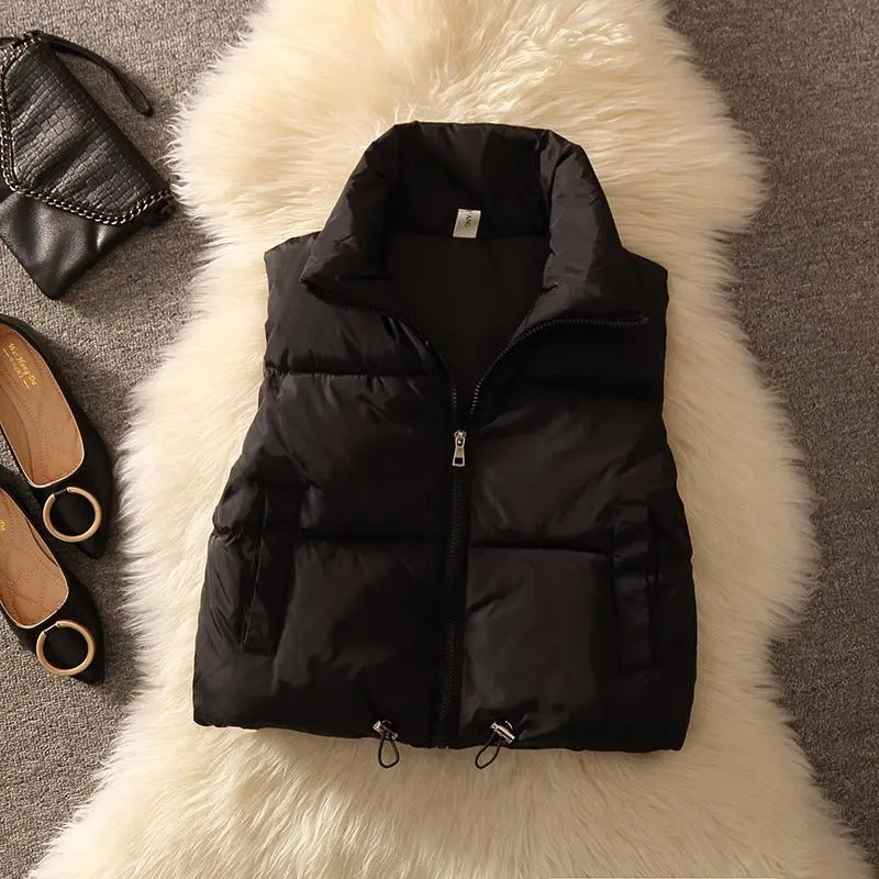 ผู้หญิงเบาะปักเป้าเสื้อกั๊กเสื - Puffer Vest Padded บทวิจารณ์และราคา