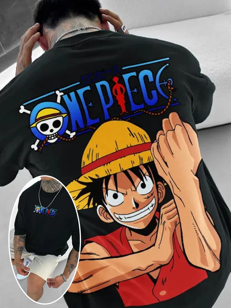 เสื้อผ้าลายพิมพ์ ONE PIECE ลูฟ - Street Fashion Trends 2025 บทวิจารณ์และราคา