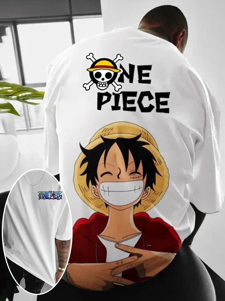 เสื้อผ้าลายพิมพ์ ONE PIECE ลูฟ - Street Fashion Trends 2025 บทวิจารณ์และราคา