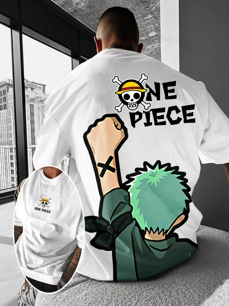 เสื้อผ้าลายพิมพ์ ONE PIECE ลูฟ - Street Fashion Trends 2025 บทวิจารณ์และราคา