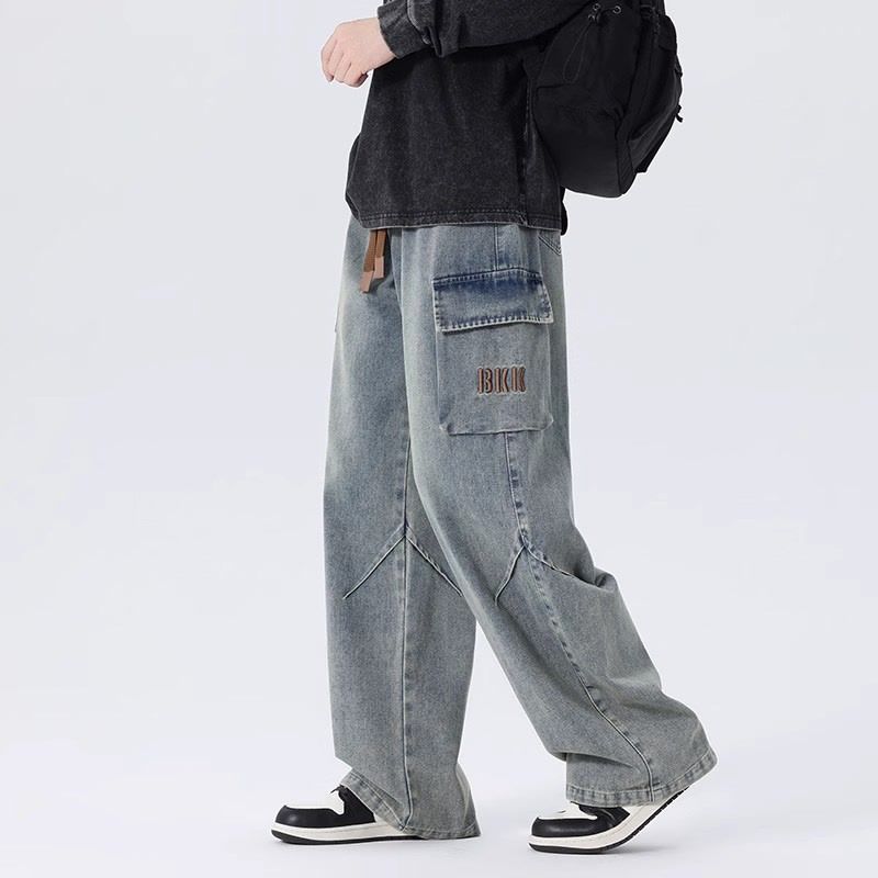 กางเกงยีนส์คาร์โก้ทรงขากว้างสำ - Cargo Pant Wide บทวิจารณ์และราคา