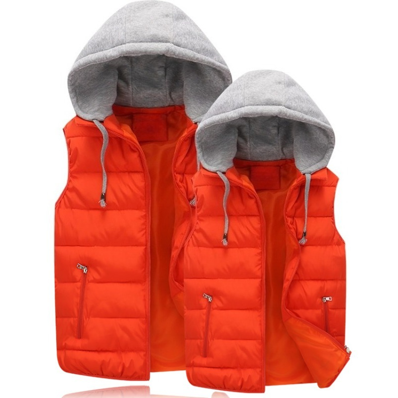 เสื้อแจ็คเก็ตบุใยฝ้ายแบบมีฮู้ด - Puffer Vest Padded บทวิจารณ์และราคา