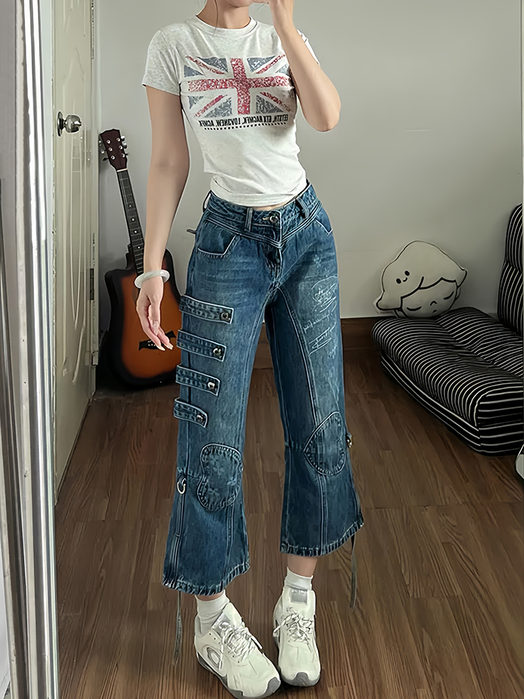 กางเกงขาสั้นคาร์โก้พิมพ์ลายกรา - Cargo Pant Wide บทวิจารณ์และราคา