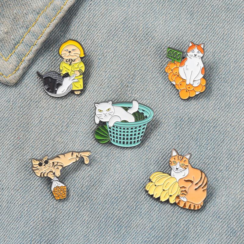 Funny Street Stall แมวเคลือบ P - Street Fashion Vendors บทวิจารณ์และราคา
