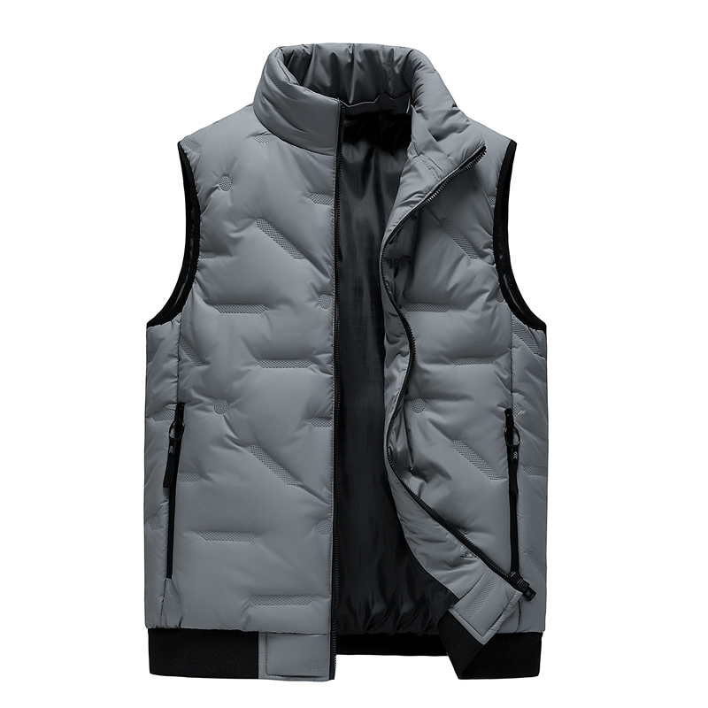 เสื้อกั๊กกันหนาวผู้ชายแบบไม่มี - Puffer Vest Padded บทวิจารณ์และราคา