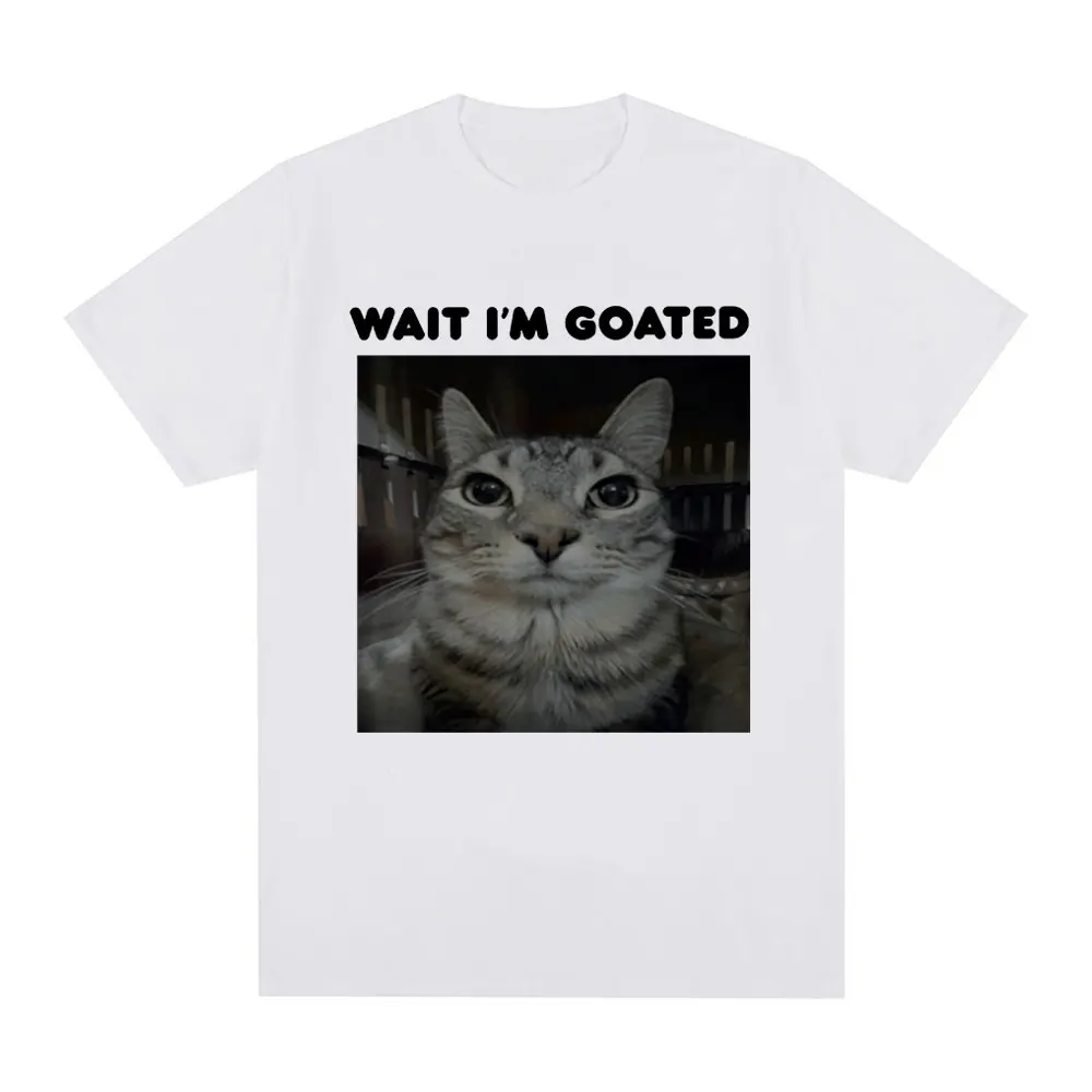 เสื้อยืดลายแมวตลกๆ แบบมีม ผู้ห - Street Fashion Baggy บทวิจารณ์และราคา