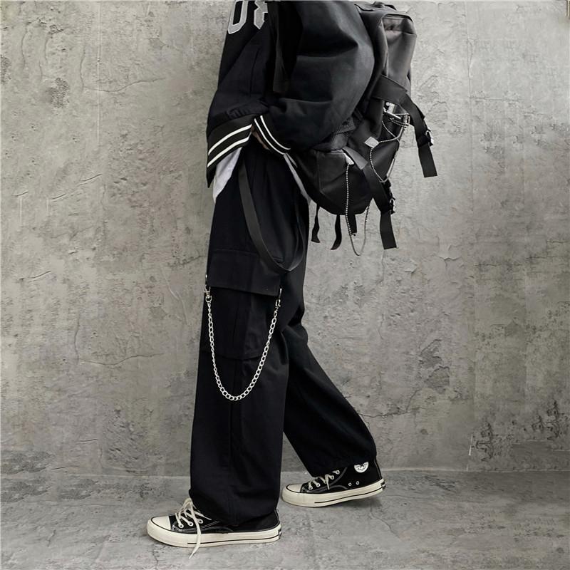 กางเกงคาร์โก้สไตล์เกาหลี ฮิปฮอ - Cargo Pant Wide บทวิจารณ์และราคา