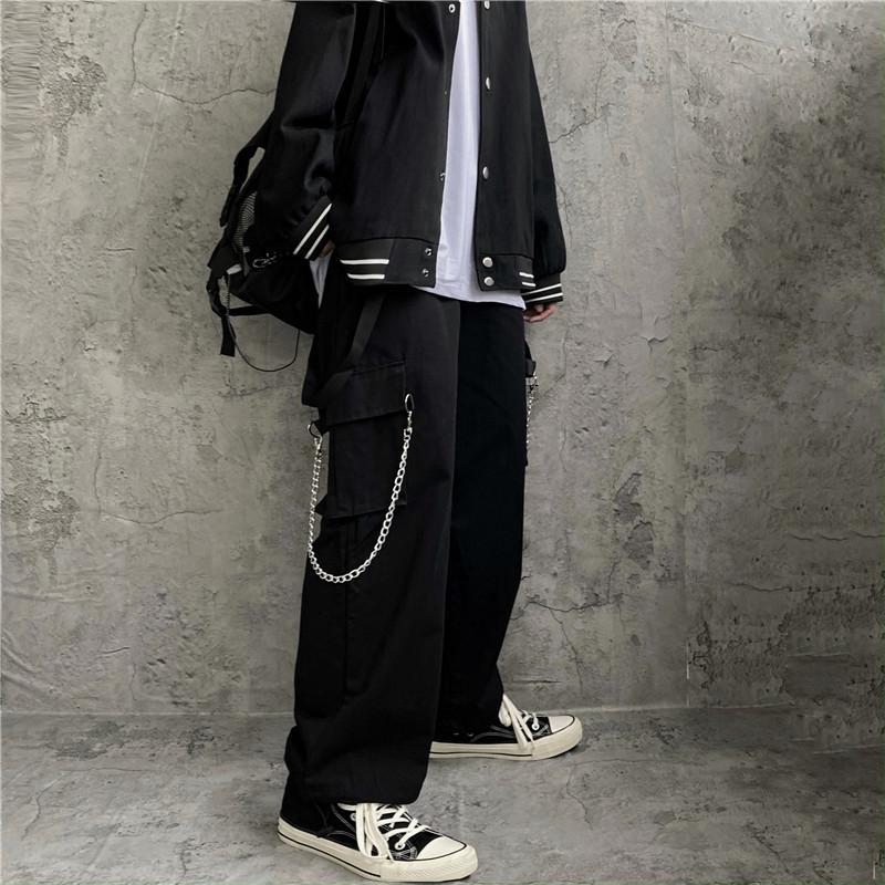 กางเกงคาร์โก้สไตล์เกาหลี ฮิปฮอ - Cargo Pant Wide บทวิจารณ์และราคา