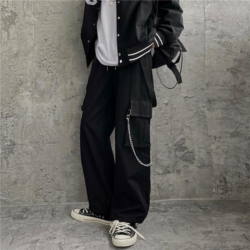 กางเกงคาร์โก้สไตล์เกาหลี ฮิปฮอ - Cargo Pant Wide บทวิจารณ์และราคา