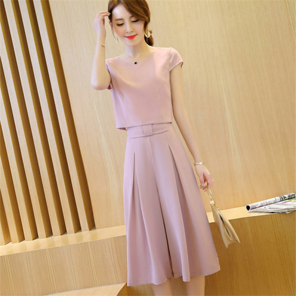 ชุดเดรสผ้าฝ้ายฤดูร้อน เสื้อยืด - Street Fashion Vendors บทวิจารณ์และราคา