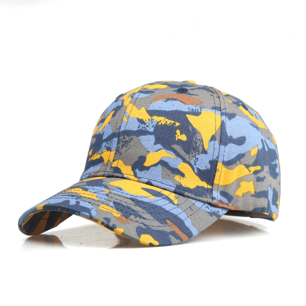 โลโก้ที่กําหนดเอง Camouflage เ - Baseball Cap Fitted บทวิจารณ์และราคา