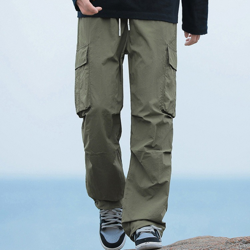 กางเกงคาร์โก้ทรงหลวมสำหรับผู้ช - Cargo Pant Wide บทวิจารณ์และราคา