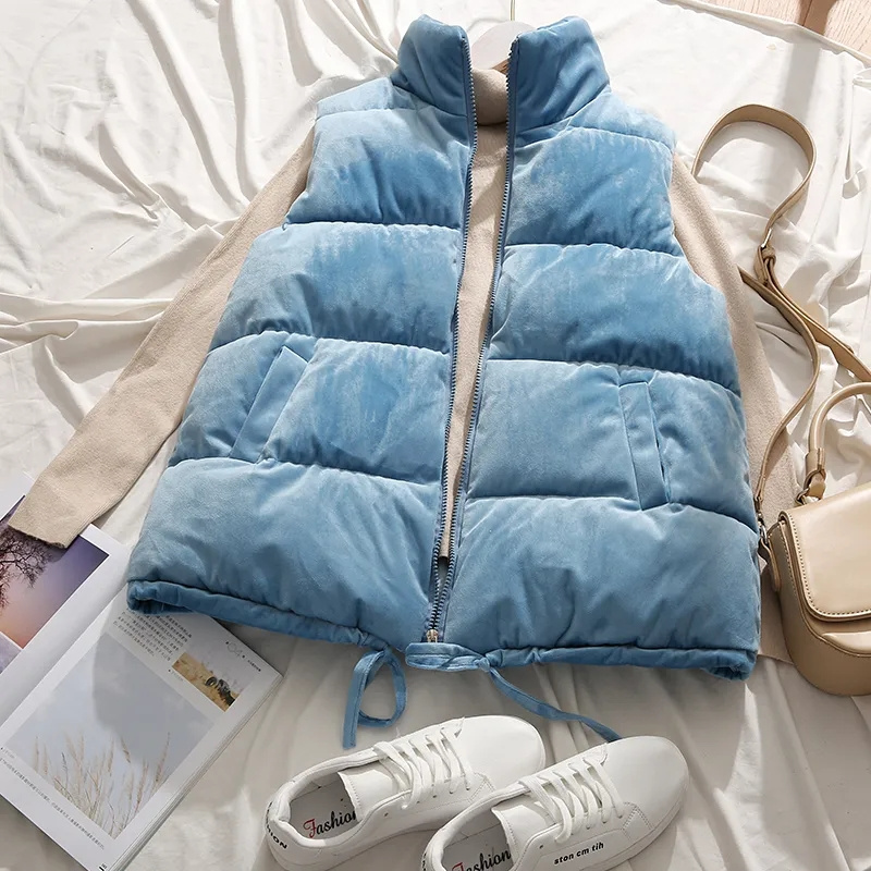 เสื้อกั๊กใหม่2023แจ็คเก็ตบุนวม - Puffer Vest Padded บทวิจารณ์และราคา