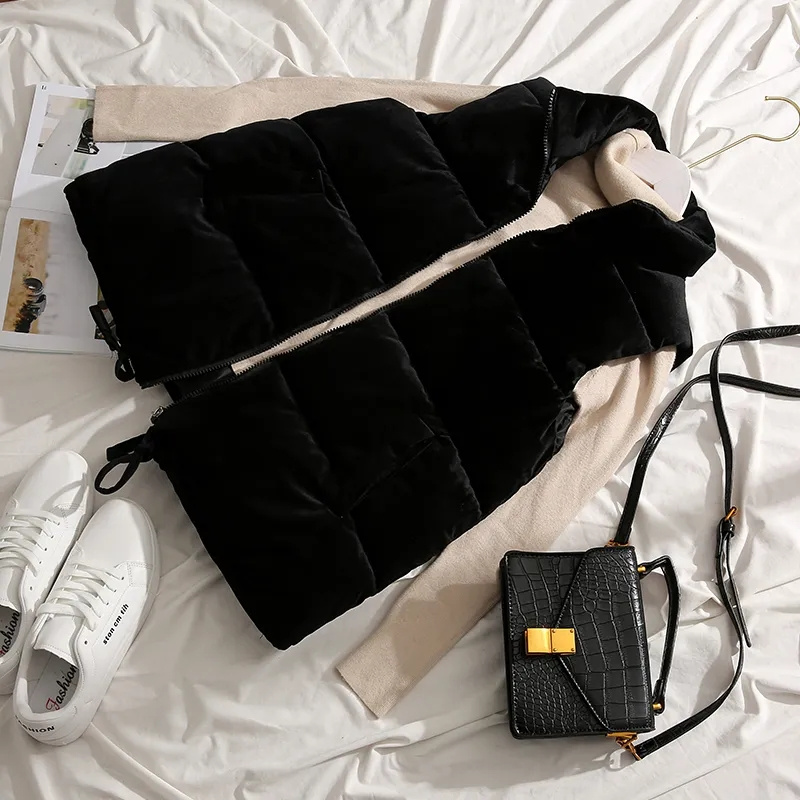 เสื้อกั๊กใหม่2023แจ็คเก็ตบุนวม - Puffer Vest Padded บทวิจารณ์และราคา
