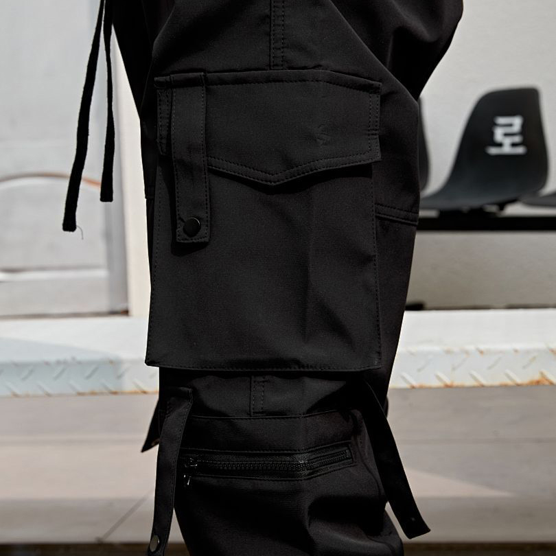 กางเกงคาร์โก้เทคแวร์ผู้ชาย 202 - Techwear Pants Tactical บทวิจารณ์และราคา