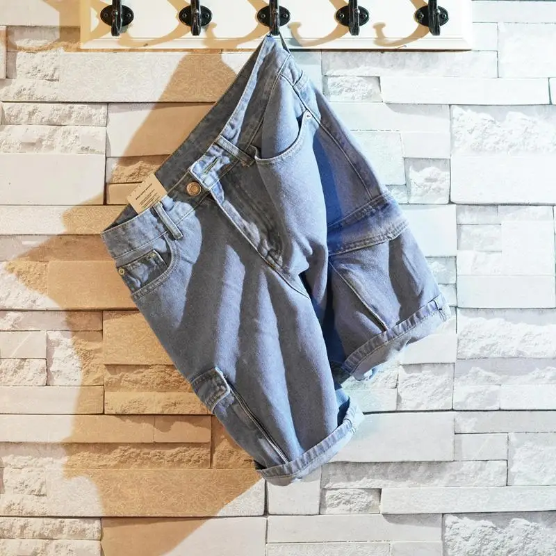 หลวมตรงกางเกงยีนส์สั้นกางเกงสํ - Cargo Pant Wide บทวิจารณ์และราคา