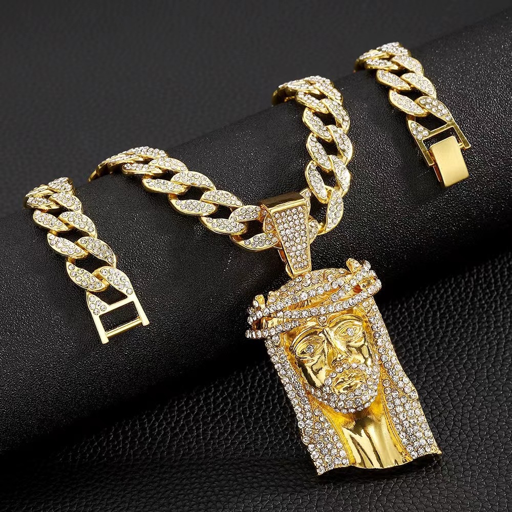สร้อยคอจี้ฮิปฮอปสำหรับผู้ชายแล - Fashion Street Singapore บทวิจารณ์และราคา