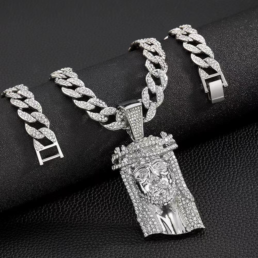 สร้อยคอจี้ฮิปฮอปสำหรับผู้ชายแล - Fashion Street Singapore บทวิจารณ์และราคา