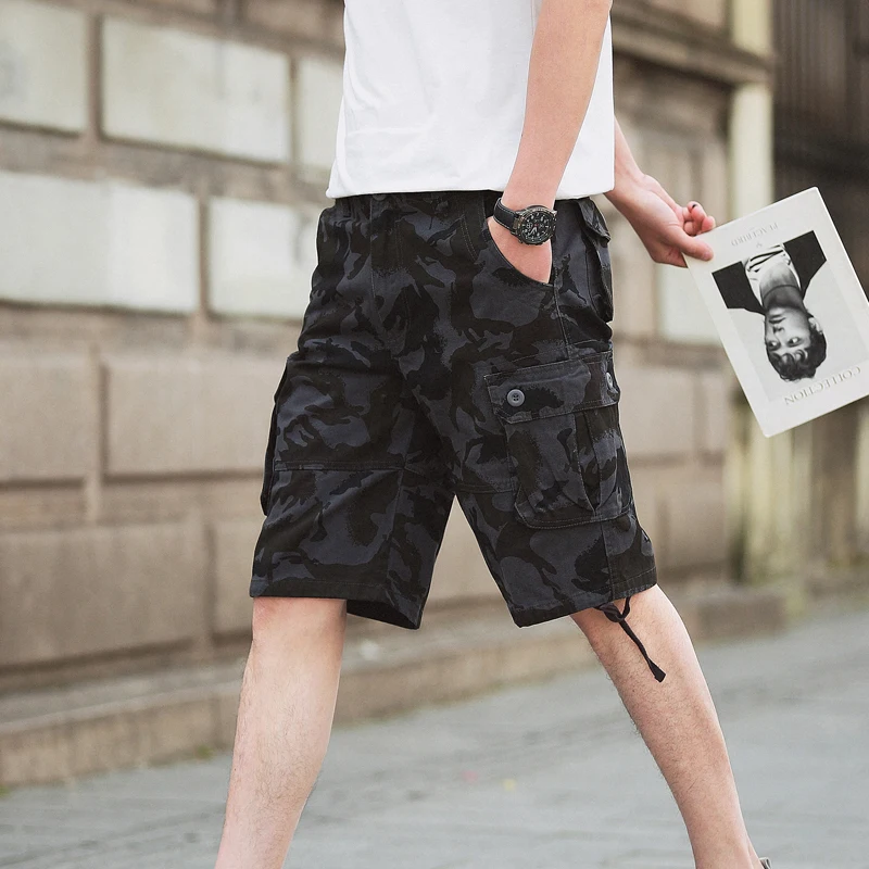 มีกระเป๋ายาว Baggy กางเกงขาสั้ - Cargo Pant Wide บทวิจารณ์และราคา