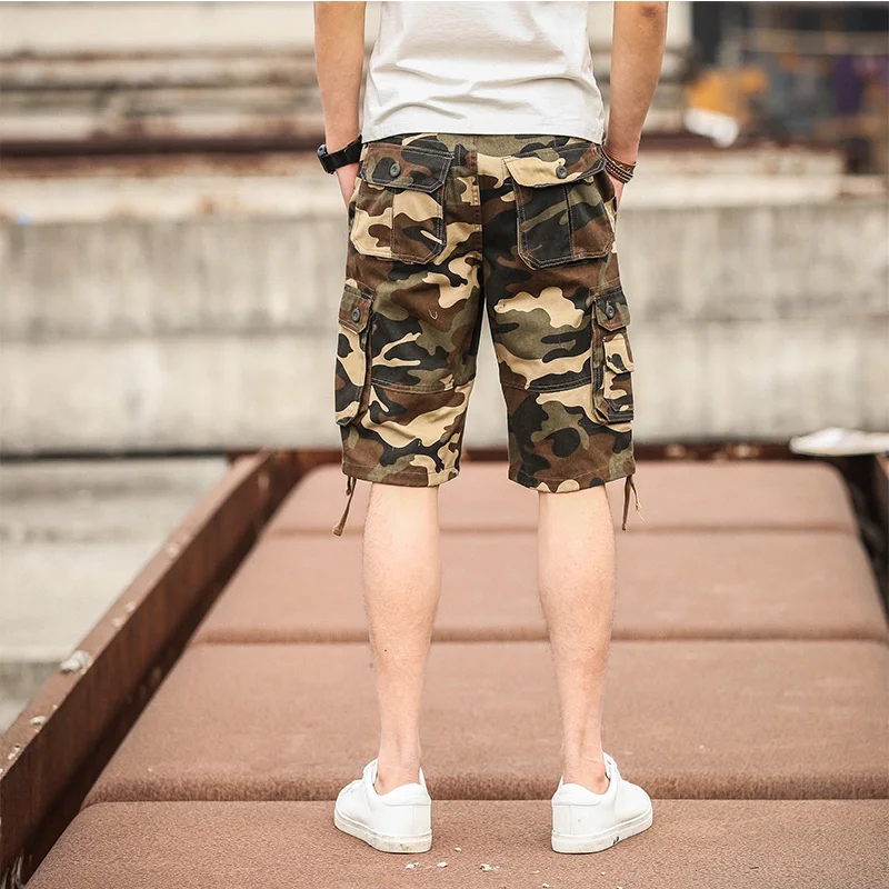 มีกระเป๋ายาว Baggy กางเกงขาสั้ - Cargo Pant Wide บทวิจารณ์และราคา