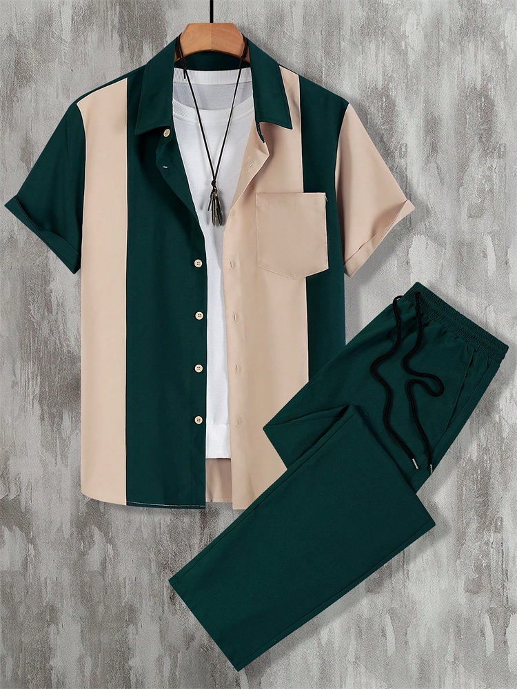 ชุดเสื้อผ้าผู้ชายลายทางพิมพ์ลา - Street Fashion Trends 2025 บทวิจารณ์และราคา
