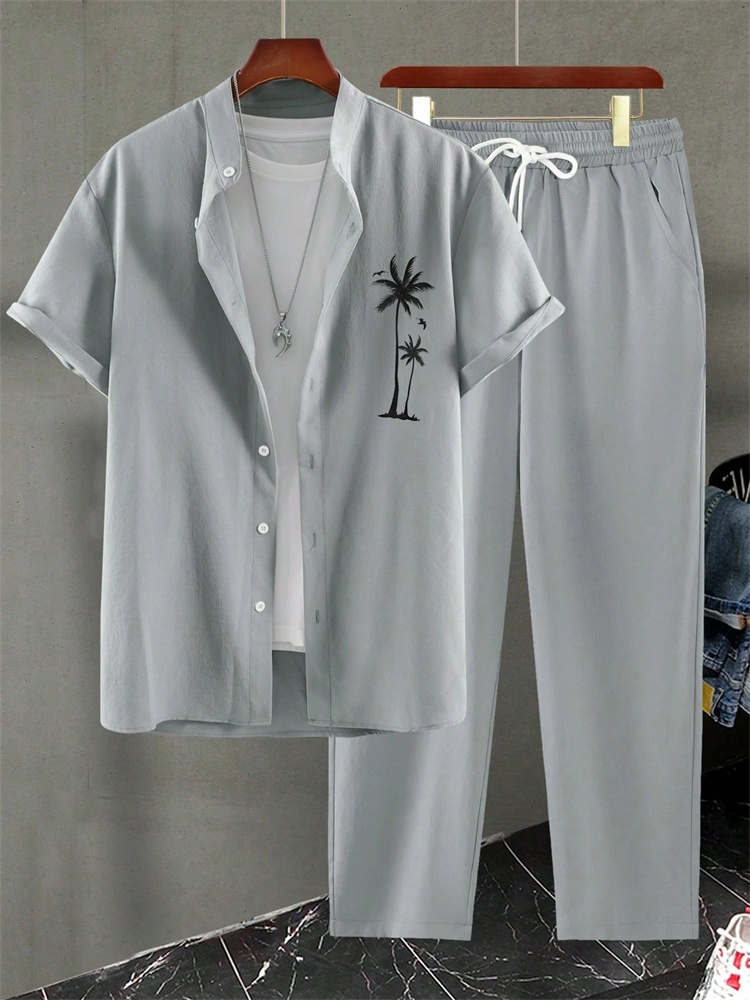 ชุดเสื้อผ้าผู้ชายลายทางพิมพ์ลา - Street Fashion Trends 2025 บทวิจารณ์และราคา