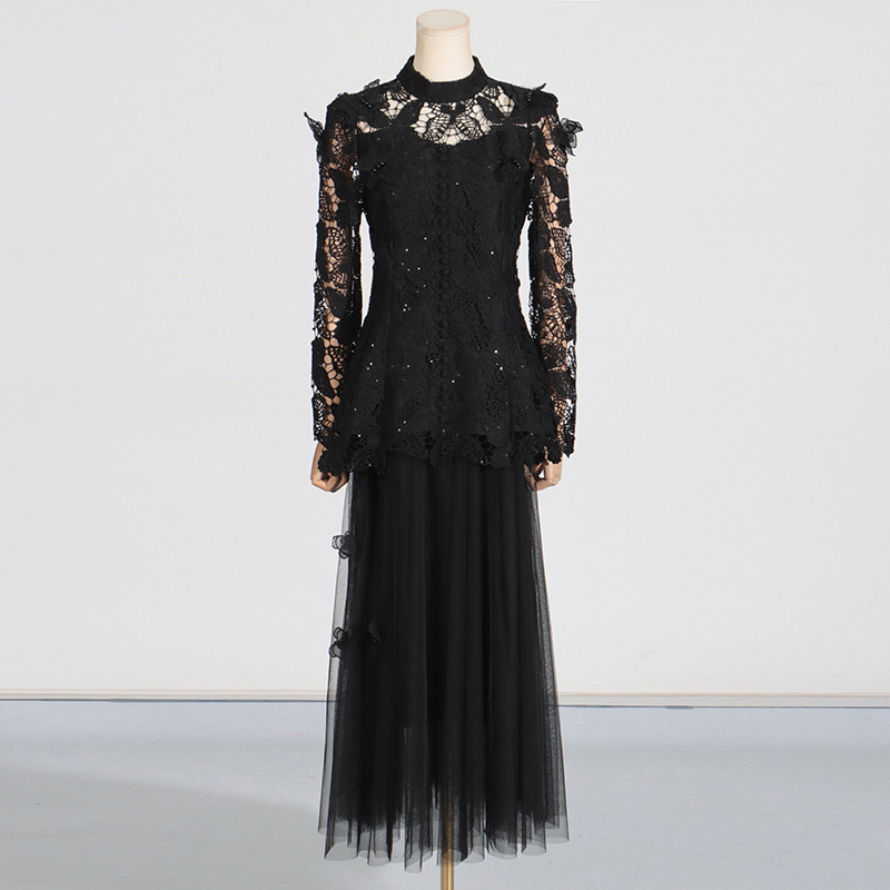 QMQAแฟชั่นผู้หญิงElegant 2 ชิ้ - Mesh Top Layering บทวิจารณ์และราคา