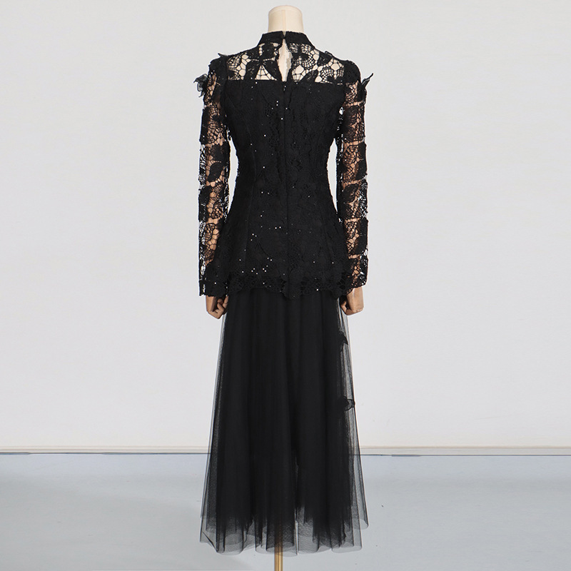 QMQAแฟชั่นผู้หญิงElegant 2 ชิ้ - Mesh Top Layering บทวิจารณ์และราคา