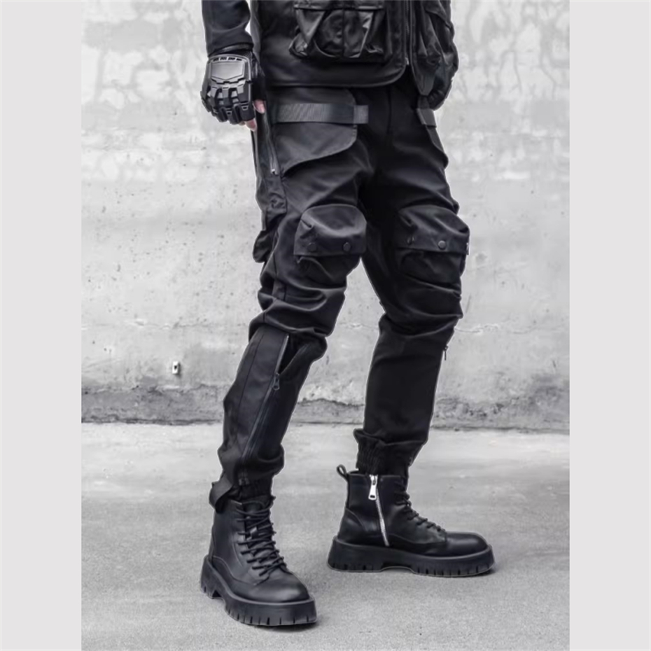 ผู้ชายY2Kกางเกงซิปกระเป๋ายุทธว - Techwear Pants Tactical บทวิจารณ์และราคา