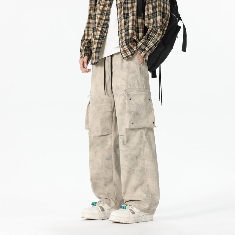 กางเกงขายาวทรงหลวมเอวสูงผ้ายืด - Cargo Pant Wide บทวิจารณ์และราคา