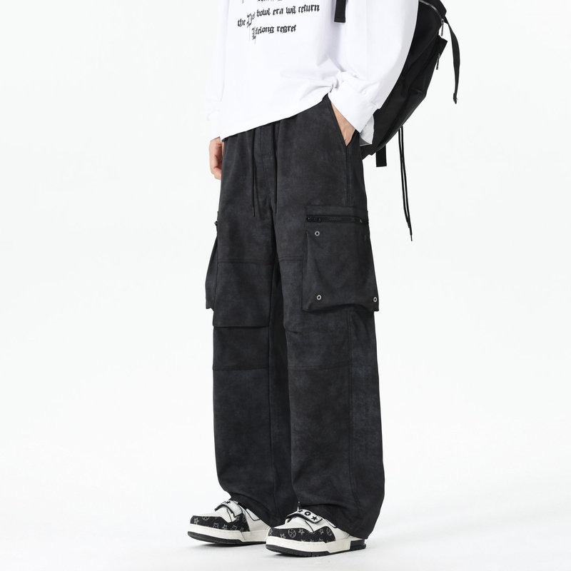 กางเกงขายาวทรงหลวมเอวสูงผ้ายืด - Cargo Pant Wide บทวิจารณ์และราคา