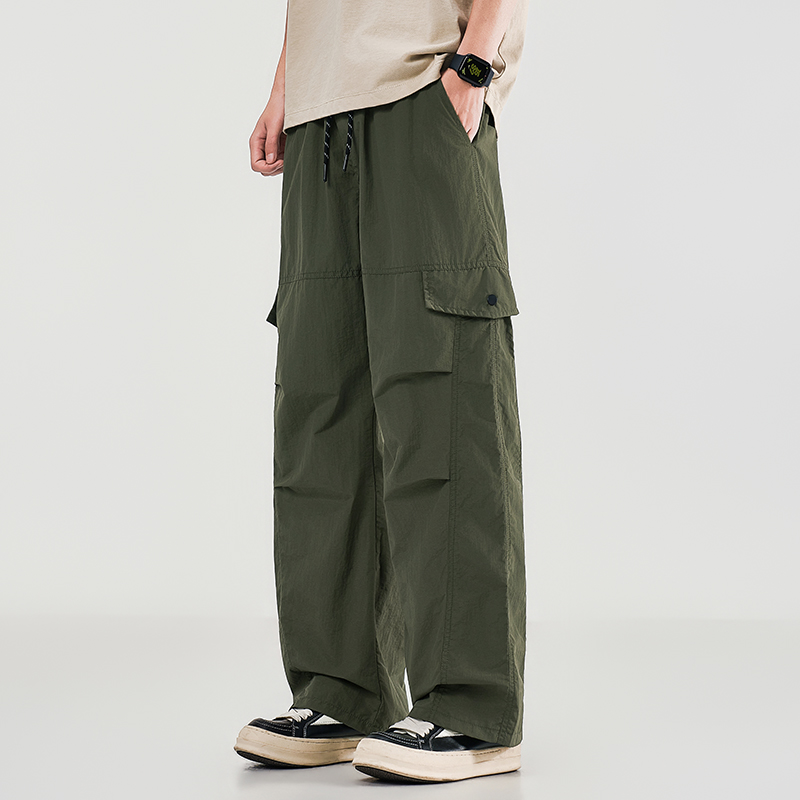 กางเกงทำงานผู้ชายทรงหลวมสไตล์ล - Cargo Pant Wide บทวิจารณ์และราคา