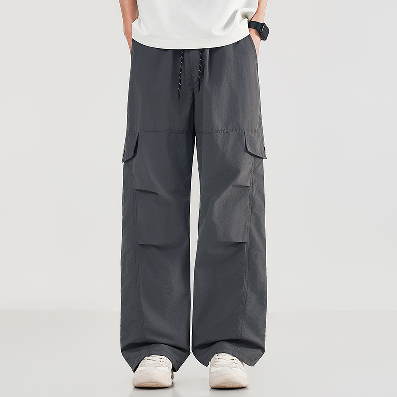 กางเกงทำงานผู้ชายทรงหลวมสไตล์ล - Cargo Pant Wide บทวิจารณ์และราคา