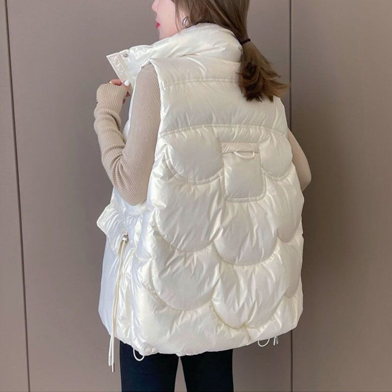 เสื้อกั๊กผ้าฝ้ายแบบหนาสำหรับผู - Puffer Vest Padded บทวิจารณ์และราคา