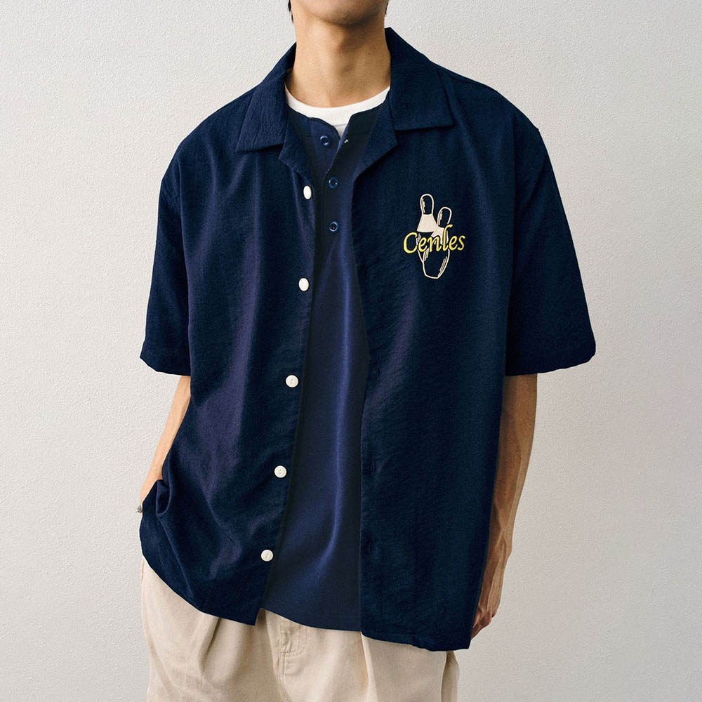เสื้อเชิ้ตแขนสั้นปักลายผู้ชาย  - Street Fashion Trends 2025 บทวิจารณ์และราคา