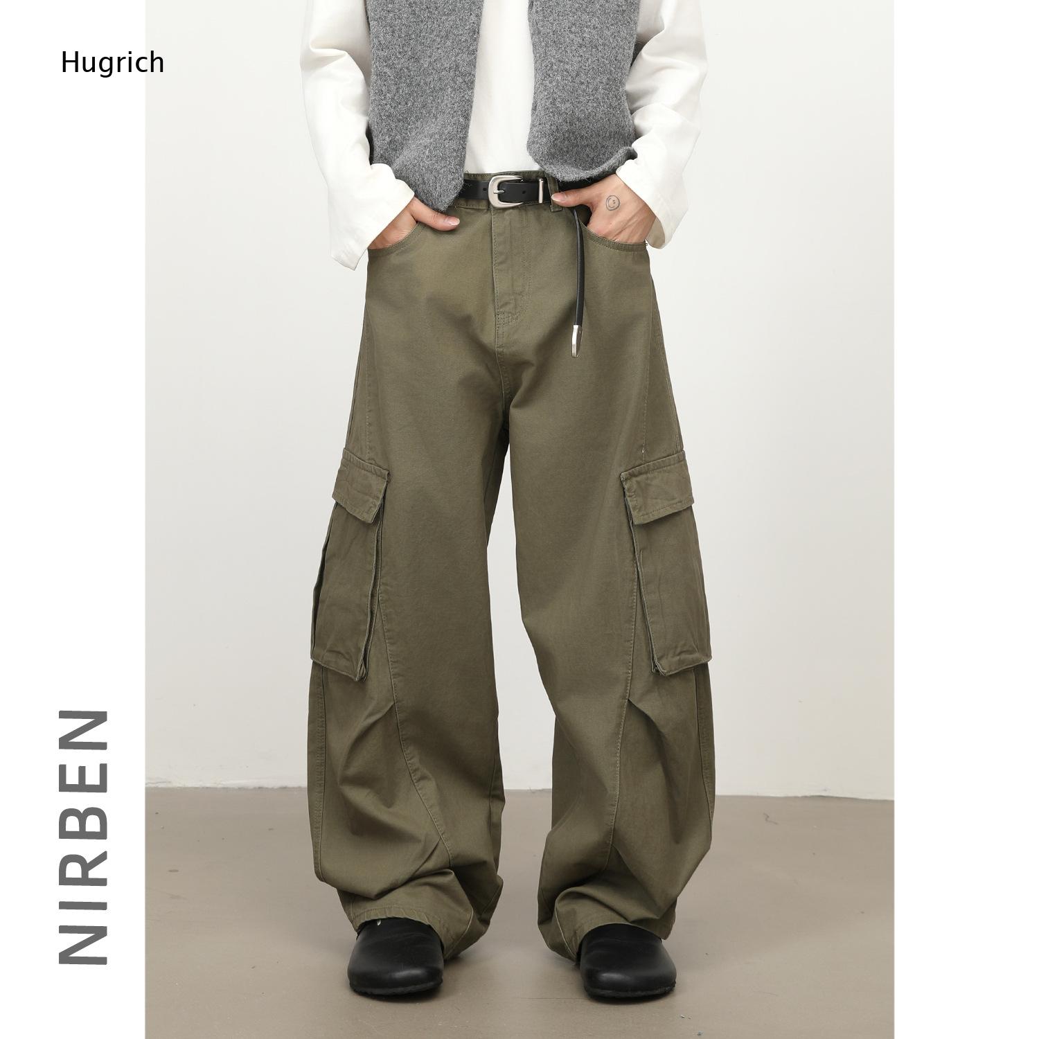 กางเกงคาร์โก้ขาบานทรงหลวมสีเขี - Cargo Pant Wide บทวิจารณ์และราคา