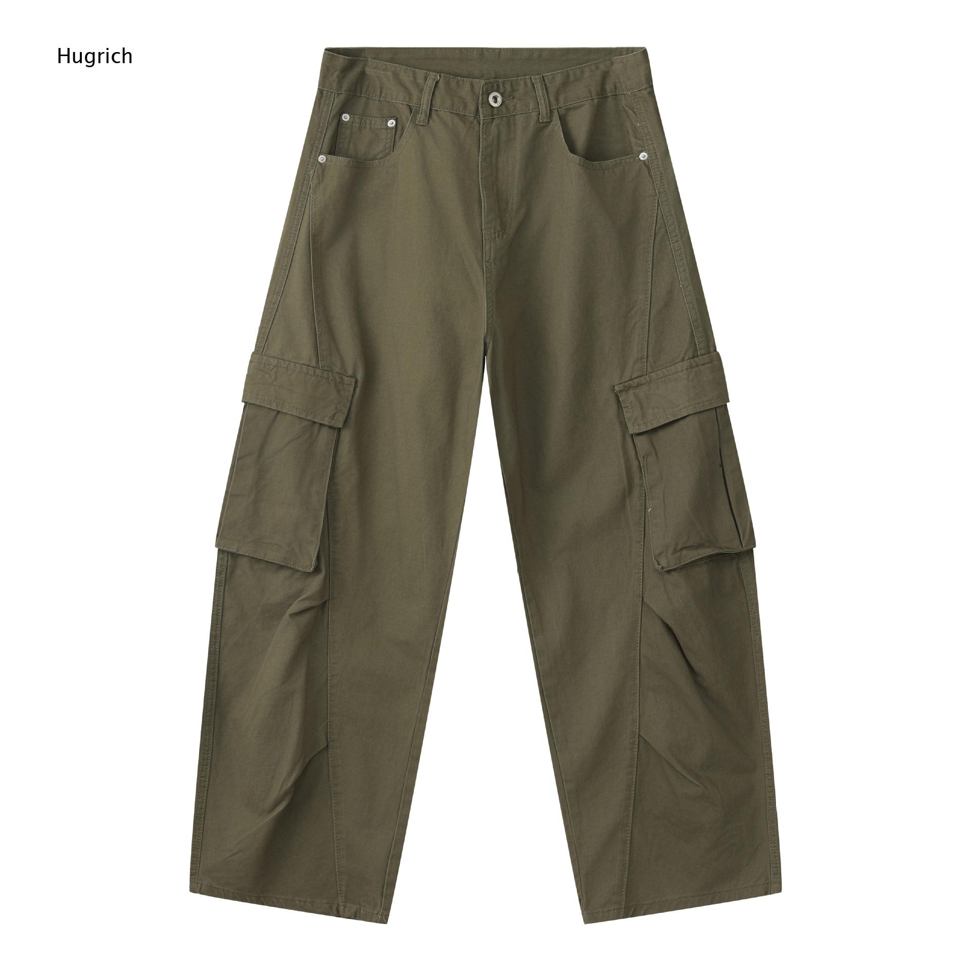 กางเกงคาร์โก้ขาบานทรงหลวมสีเขี - Cargo Pant Wide บทวิจารณ์และราคา