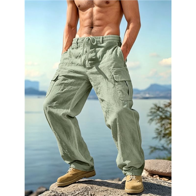 NEW-กางเกงคาร์โก้ขาบานมีเชือกร - Cargo Pant Wide บทวิจารณ์และราคา
