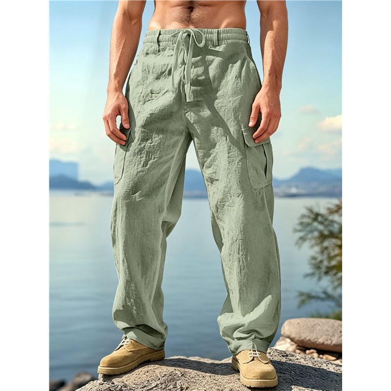 NEW-กางเกงคาร์โก้ขาบานมีเชือกร - Cargo Pant Wide บทวิจารณ์และราคา