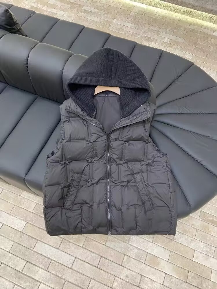 เสื้อแจ็คเก็ตไหมพรมลำลองสำหรับ - Puffer Vest Padded บทวิจารณ์และราคา